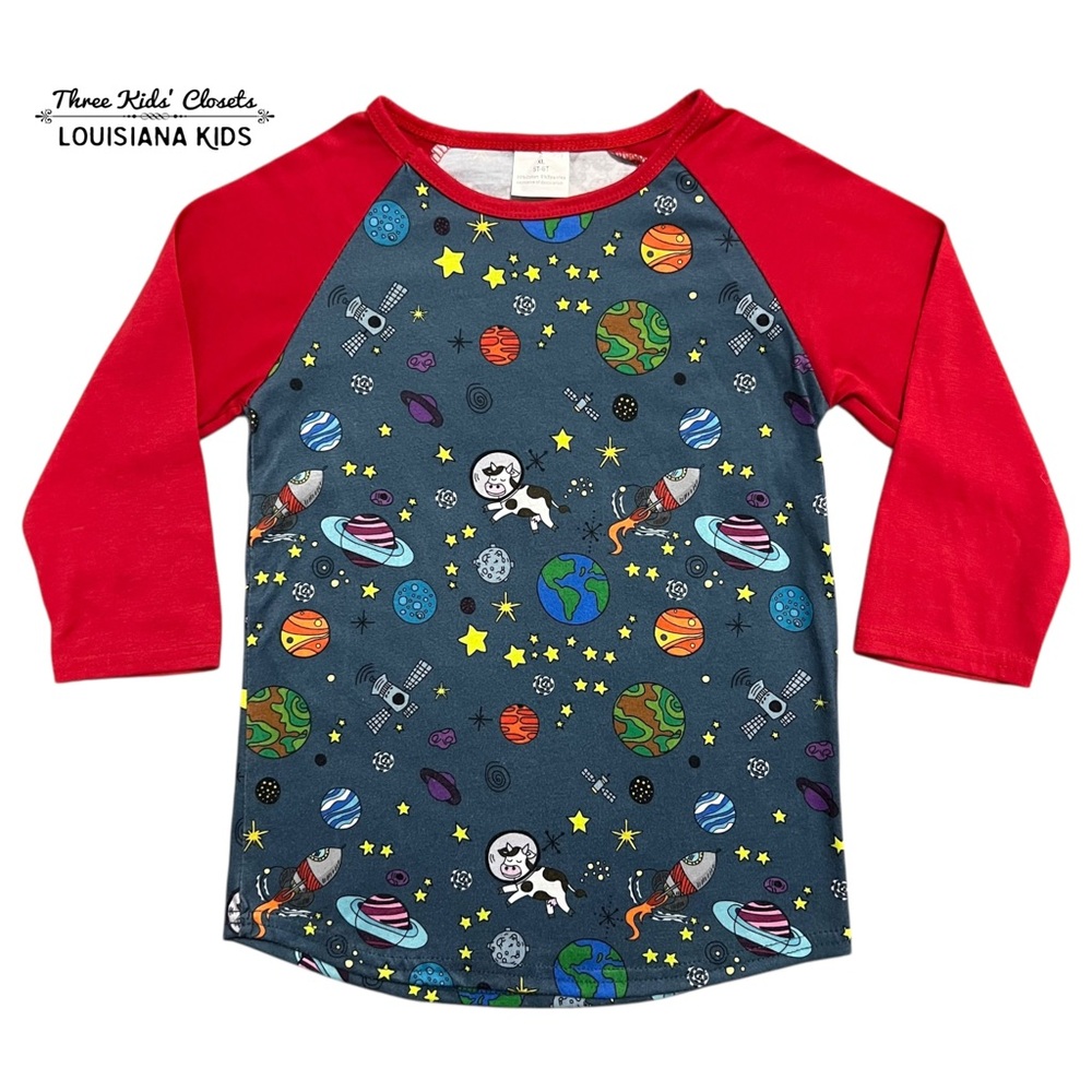 Small Shop 5T-6T Outer Space Adventure Shirt